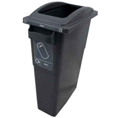 Kingfisher Direct Sustainabin Indoor Recycling BinGreyFrame Top70 Litres from B&Q