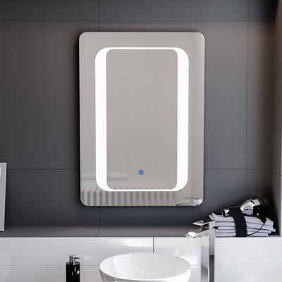 Nes Home Mia Illuminated Led Bathroom Mirror With Anti Fog And Touch Switch from B&Q