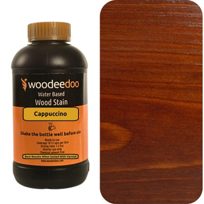 Woodeedoo Water-Based Wood Stain DyeCappuccino200MlReady To Use Quick Dry from B&Q