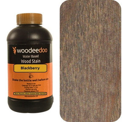 B&Q -  Water-Based Wood Stain DyeBlackberry450MlReady To Use Quick Dry