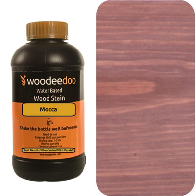 B&Q -  Water-Based Wood Stain DyeMocca450MlReady To Use Quick Dry