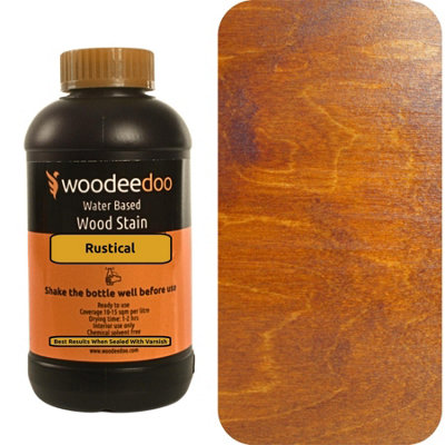 Woodeedoo Water-Based Wood Stain DyeRustical450MlReady To Use Quick Dry from B&Q