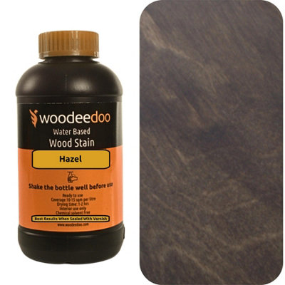 B&Q -  Water-Based Wood Stain DyeHazel1LReady To Use Quick Dry