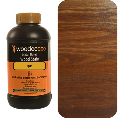 B&Q -  Water-Based Wood Stain DyeIpe1LReady To Use Quick Dry
