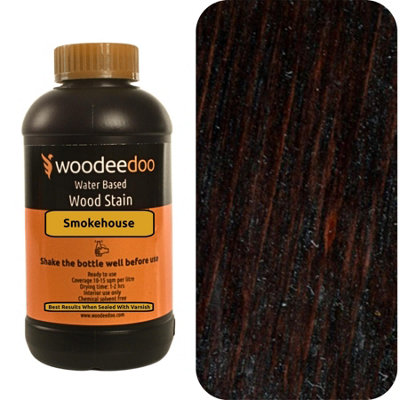 B&Q -  Water-Based Wood Stain DyeSmokehouse1LReady To Use Quick Dry