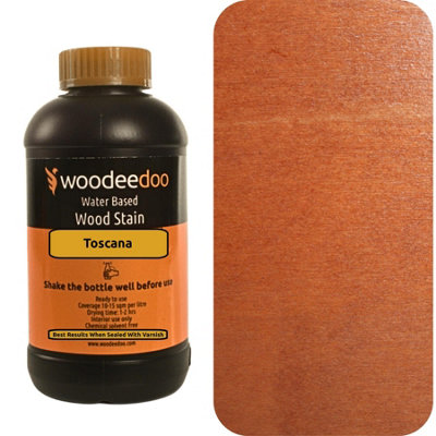 B&Q -  Water-Based Wood Stain DyeToscana1LReady To Use Quick Dry
