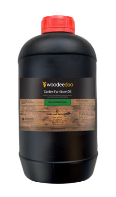 Woodeedoo Garden Furniture Oil Matt Finish 1L Outdoor Wood Treatment Eco Friendly Moisture Protection Natural Finish from B&Q