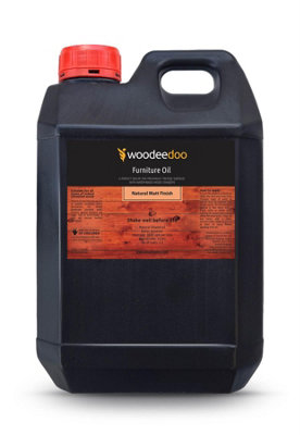 Woodeedoo Furniture Oil Matt Finish 2L Interior Wood Preserver Eco Friendly Scratch Resistant Finish For Furniture from B&Q