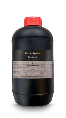 Woodeedoo Clear Floor Varnish Gloss Finish Tester100MlWater-Based Scratch Resistant Protective Coating For Wood from B&Q