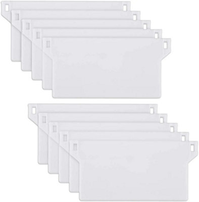 B&Q -  Vertical Blind Weights 89mm (3.5 Inches)Replacement Spares Bottom Weights SlatsWhite (20)