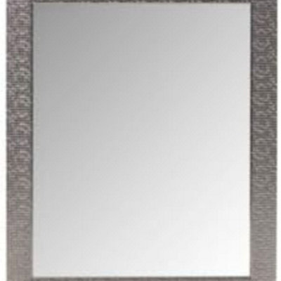 Deenz New Mosaic Effect Large Wall Hanging Mirror With A Decorative Design 50X60Cm Wall Mirror from B&Q