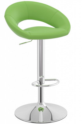 Serene Green Breakfast Bar Stool Height Adjustable from B&Q