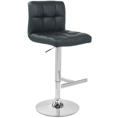 Netfurniture Unisex Cream Lombardi Z Shaped Breakfast Bar Stool Faux Leather Size 27.6 - Image 2