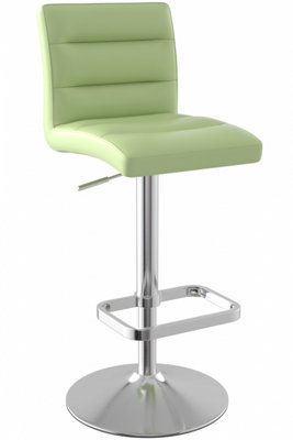 Swank Adjustable Bar Stool Green from B&Q