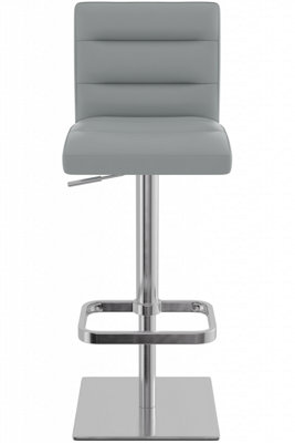 Swank Adjustable Bar Stool Grey from B&Q