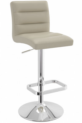Swank Adjustable Bar Stool Beige from B&Q