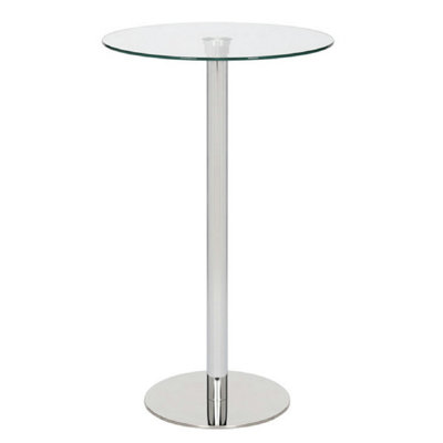  - Deluxe Como Poseur Table Round Clear Glass