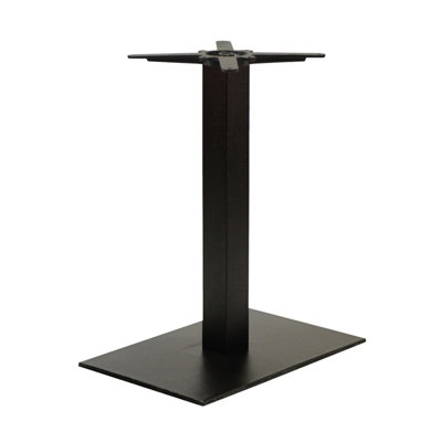  - Gorzan Rectangle Cast Iron Table Base Single Pedestal Dining