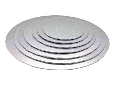 B&Q -  Round Quality Turned Edge 2mm Thick Cake Boards Decoration Support Cards (105 Inch)