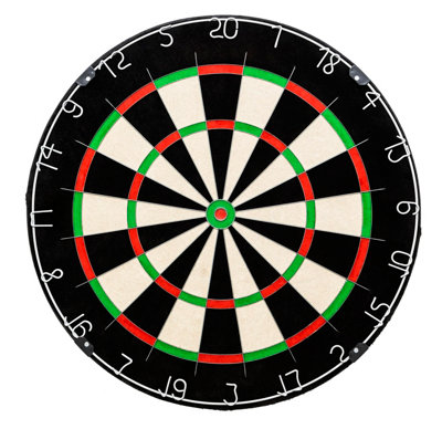 LarryRoo Precut 8 Inch Edible Dart Board Cake Topper DecorationAvailable In Wafer Or Icing (Icing) from B&Q