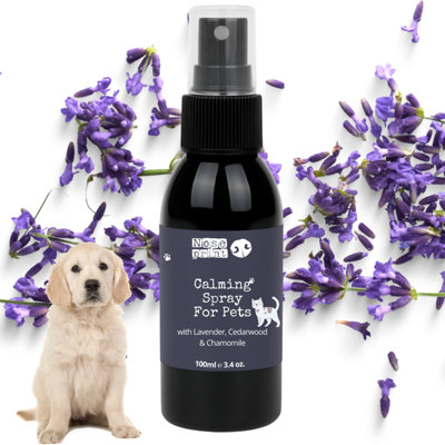 100Ml Herbal Calming Spray For Pets Natural Home And Travel Spray With LavenderChamomileCedarwood Reduces StressAnxiety