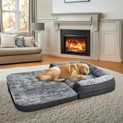 Bingopaw Xl Foldable Human Dog Bed Orthopedic Shock-Absorbing Dog Sofa Bed For Suv Car Camping 180Cm from B&Q