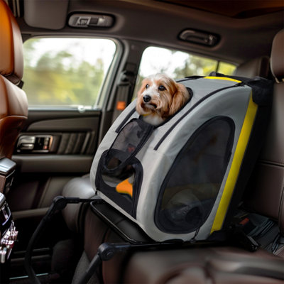 Bingopaw 41.5X80X95.3Cm Pet Stroller Pushchair 2-In-1 Folding Dog Cat Walk Travel Carrier For Car Rides from B&Q