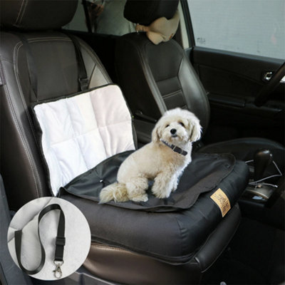 Bingopaw 53X43X10Cm Dog Car Seat Travel Carrier Pet Safety Booster Seats Dog Bed W/ Waterproof Cover