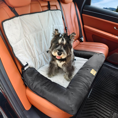 Bingopaw 85X60X10Cm Dog Car Seat Travel Carrier Pet Safety Booster Seats Dog Bed W/ Waterproof Cover