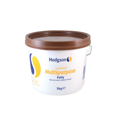 Hodgson Multipurpose PuttyBrown 5Kg from B&Q