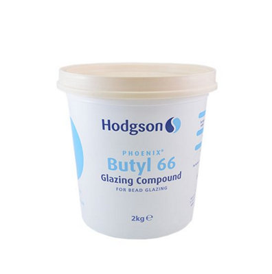 Hodgson Butyl 66 Glazing CompoundNatural 2Kg from B&Q