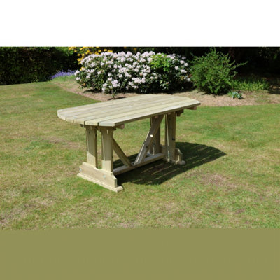 B&Q -  Ergo 6 Seater Dining TableL179.5 X W90 X H78 CmMinimal Assembly Required