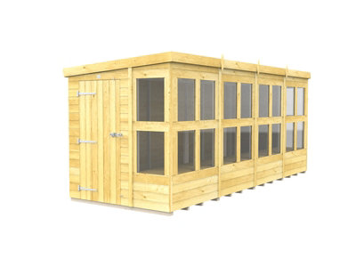 Buttercup Farm 16 X 6 Feet Pent Potting ShedWoodL178 X W474 X H201 Cm from B&Q