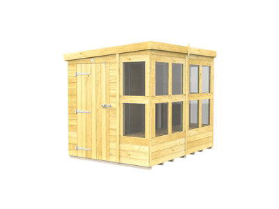 Buttercup Farm 8 X 6 Feet Pent Potting ShedWoodL178 X W243 X H201 Cm from B&Q
