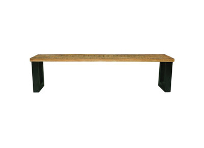 B&Q -  Induse BenchMango Wood/ironL44 X W160 X H45 CmMango Pp Saw Finish