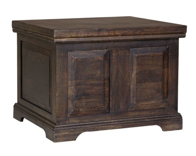 Buttercup Farm Dakota Small BoxMango WoodL50 X W60 X H45 CmDark Finish from B&Q