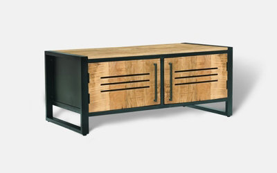 Buttercup Farm Frais Range Coffee TableMango WoodL50 X W100 X H40 CmPp Sawn FinishAssembly Required from B&Q
