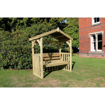 B&Q -  Anastasia 3 Seat Garden ArbourL90 X W170 X H190 CmMinimal Assembly RequiredSet Of Waterproof Cushions Included