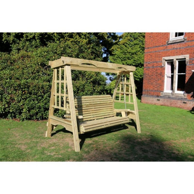 B&Q -  Cottage SwingSits 3L125 X W230 X H185 CmMinimal Assembly RequiredSet Of Waterproof Cushions Included