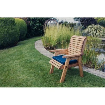 B&Q -  Valley ChairTimberL73 X W64 X H95 CmGarden FurnitureMinimal Assembly RequiredSet Of Waterproof Cushions Included