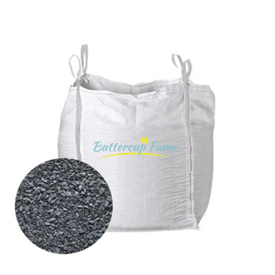 Buttercup Farm 20mm Blue Slate ChippingsPremium Aggregate Bulk Bag850 Kilos from B&Q