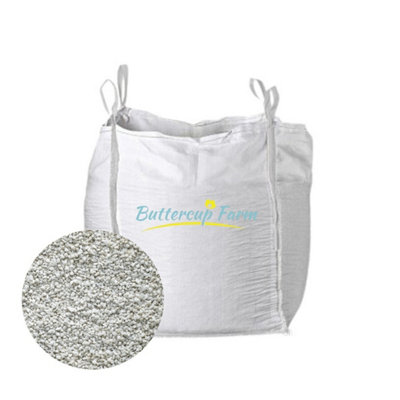 Buttercup Farm 10-20mm White Spar ChippingsPremium Aggregate Bulk Bag850 Kilos from B&Q