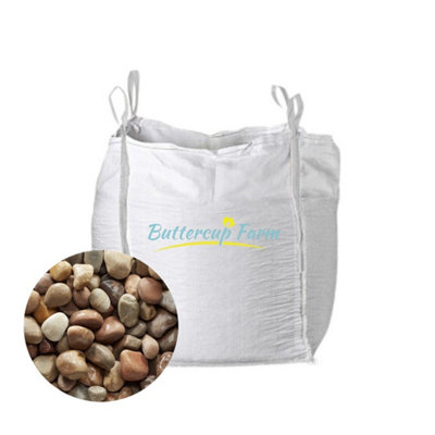 Buttercup Farm 80-120mm Cobbles Choice KgPremium Aggregate Bulk Bag850 Kilos from B&Q