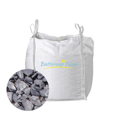 Buttercup Farm Blue Slate 40mmPremium Aggregate Bulk Bag850 Kilos from B&Q
