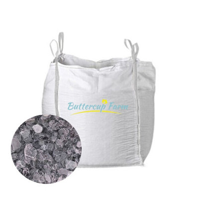 Buttercup Farm Glasglo PebblesPremium Aggregate Bulk Bag850 Kilos from B&Q