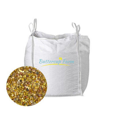 Buttercup Farm Premium Quartzite Pea 20mmPremium Aggregate Bulk Bag850 Kilos from B&Q