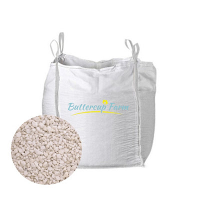 Buttercup Farm White SparPremium Aggregate Bulk Bag850 Kilos from B&Q