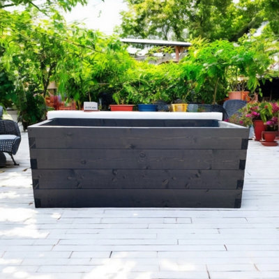 Buttercup Farm Suffolk Planter (Painted Wooden PlanterChoice Of Colours Available)L240 X W40 X H60 Cm from B&Q
