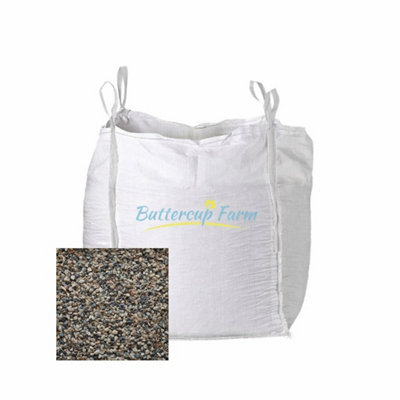 Buttercup Farm White/coral Pebbles16-32mmPremium Aggregate Bulk Bag850 Kilos from B&Q