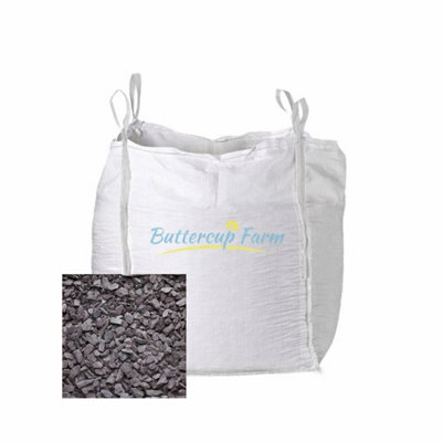 Buttercup Farm Plum Slate Chippings40mmPremium Aggregate Bulk Bag850 Kilos from B&Q